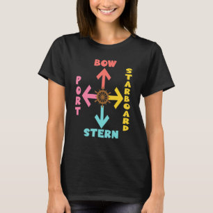 Nautical Terms Boats Boating Yachting Sailing T-Shirt