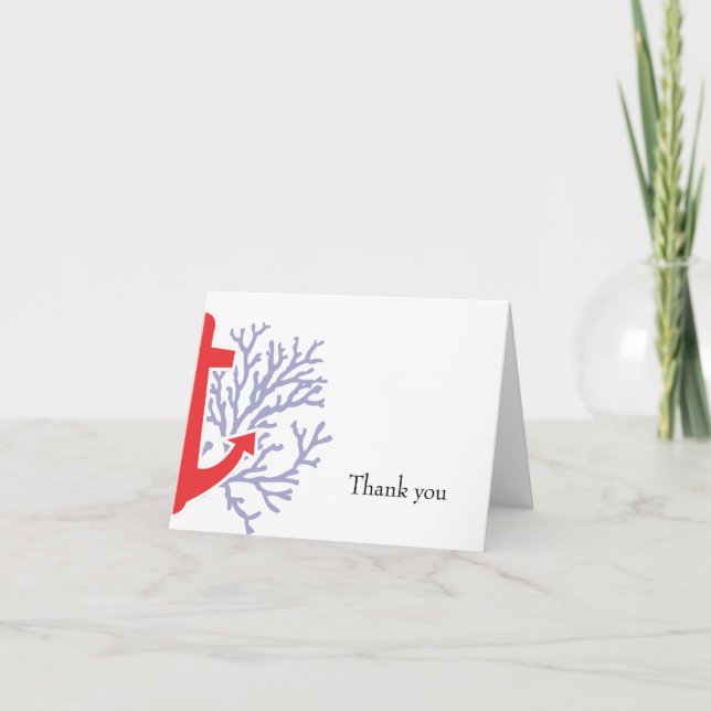 Nautical Thank You Card (Front)