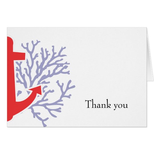 Nautical Thank You Card