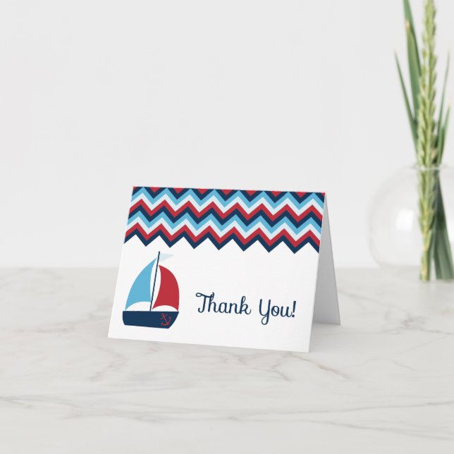 Nautical Thank You Card (Front)