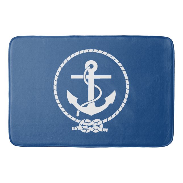 Nautical Theme Bath Mat (Front)