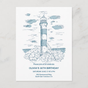 Nautical Theme Birthday Postcard