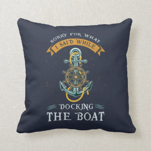 Nautical Theme Boating Anchor Novelty Gifts Cushion