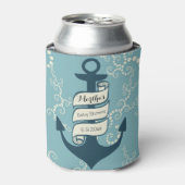 Nautical Theme Can Cooler (Can Front)