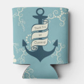 Nautical Theme Can Cooler (Back)