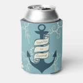 Nautical Theme Can Cooler (Can Back)