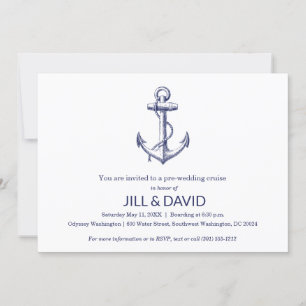 Nautical Theme Dinner Cruise  Invitation