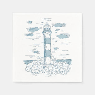 Nautical Theme Paper Napkin