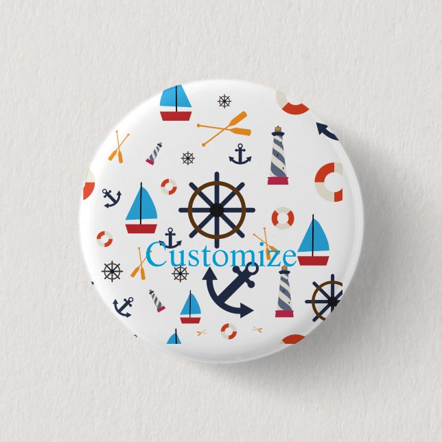 Nautical Theme Thunder_Cove  3 Cm Round Badge (Front)