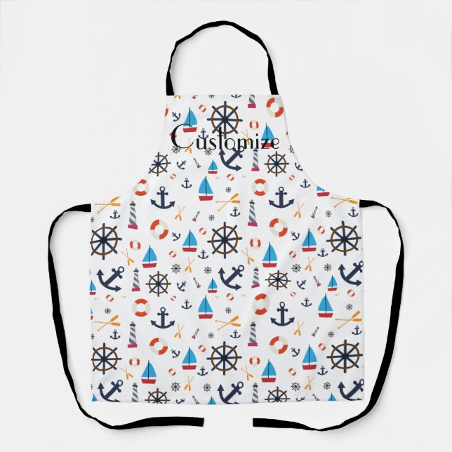 Nautical Theme Thunder_Cove  Apron (Front)
