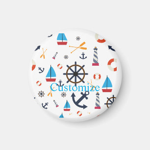 Nautical Theme Thunder_Cove Magnet