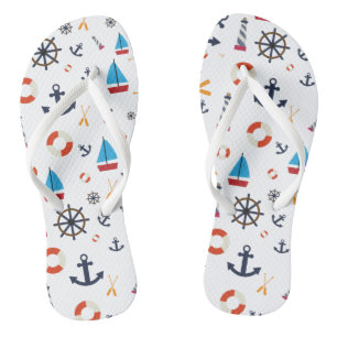 Nautical Theme Thunder_Cove  Thongs