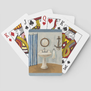 Nautical Themed Bathroom Playing Cards