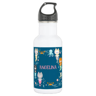 Nautical Themed Birthday Water Bottles