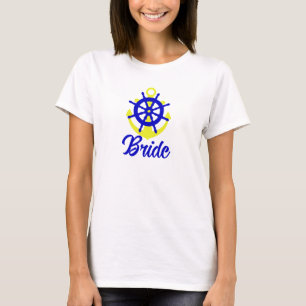 Nautical themed brides bachelorette party T-Shirt