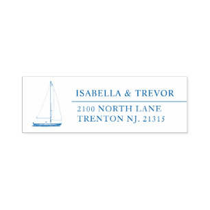 Nautical Themed Custom Self-inking Stamp