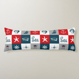 Nautical themed design body cushion