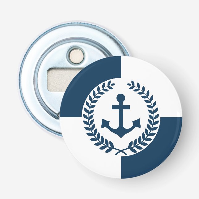 Nautical themed design bottle opener (Front)