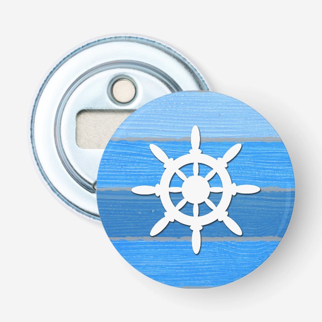 Nautical themed design bottle opener (Front)