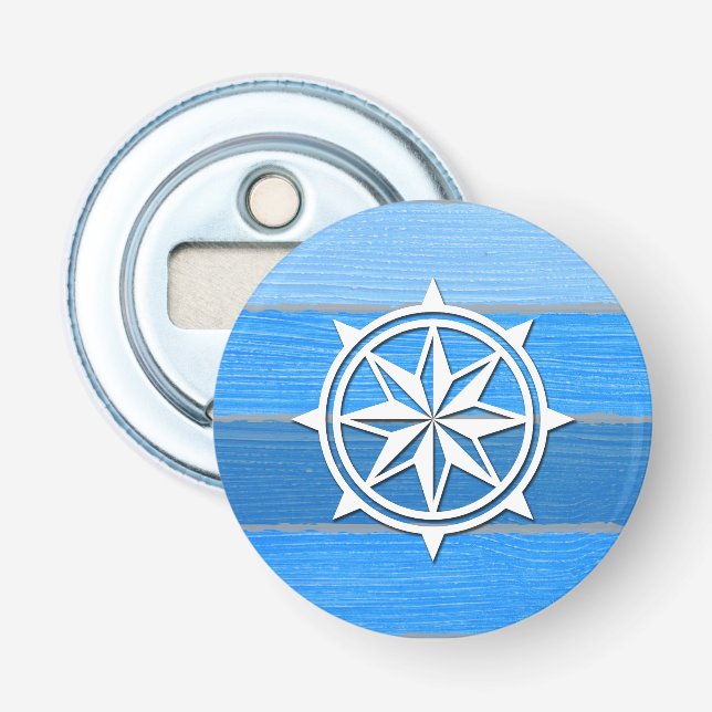 Nautical themed design bottle opener (Front)