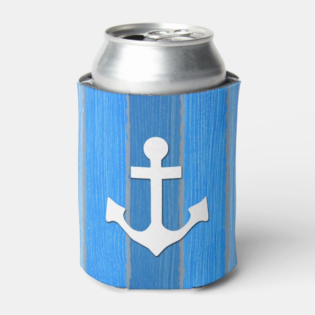 Nautical themed design can cooler (Can Front)