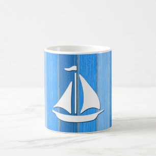 Nautical themed design coffee mug
