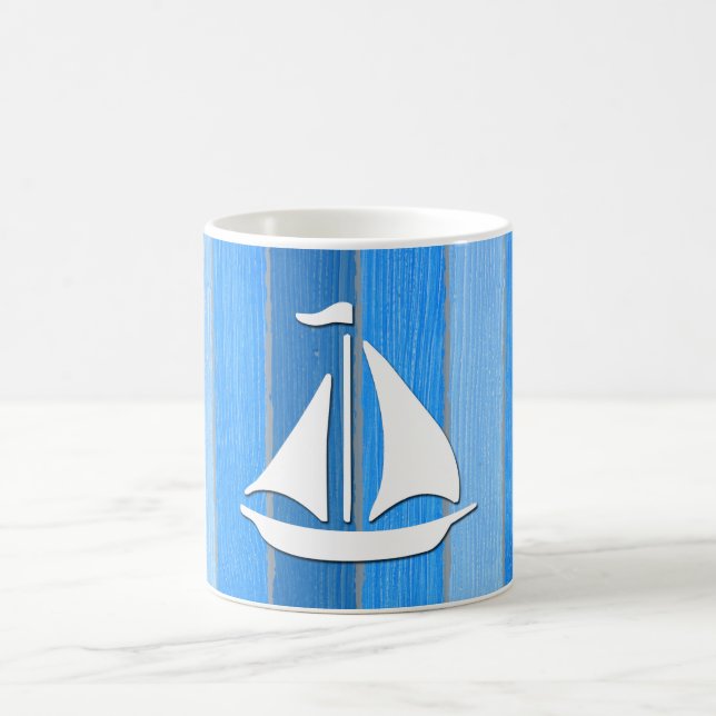 Nautical themed design coffee mug (Center)