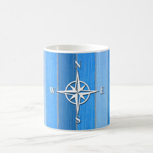 Nautical themed design coffee mug (Center)