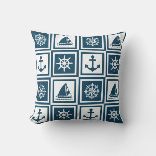 Nautical themed design cushion