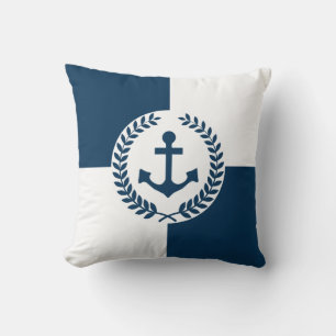 Nautical themed design cushion