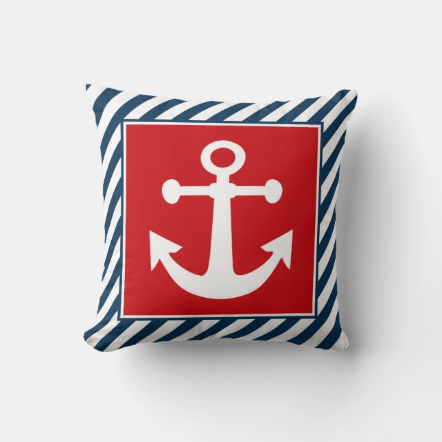 Nautical themed design cushion (Front)