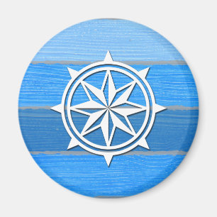 Nautical themed design magnet