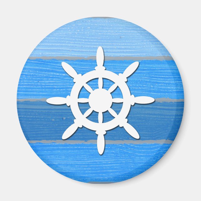 Nautical themed design magnet (Front)