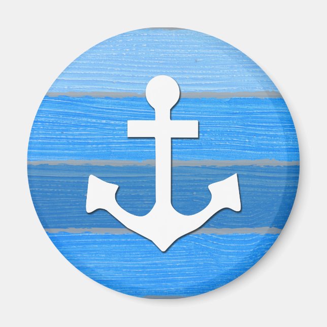 Nautical themed design magnet (Front)