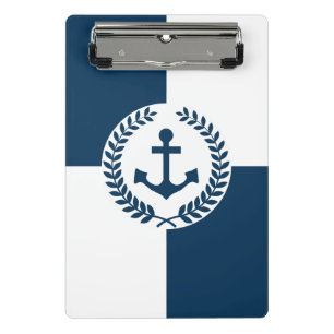 Nautical themed design mini clipboard