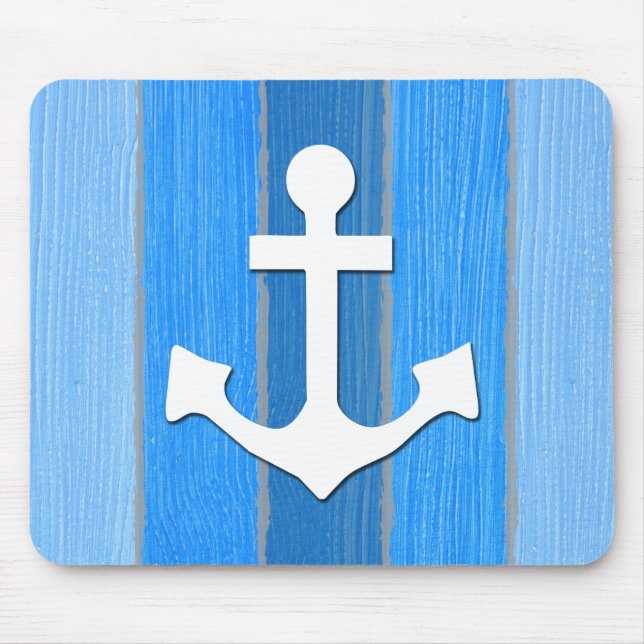Nautical themed design mouse pad (Front)
