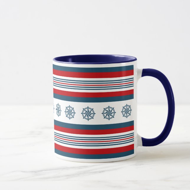 Nautical themed design mug (Right)