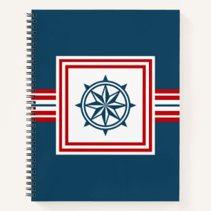 Nautical themed design notebook