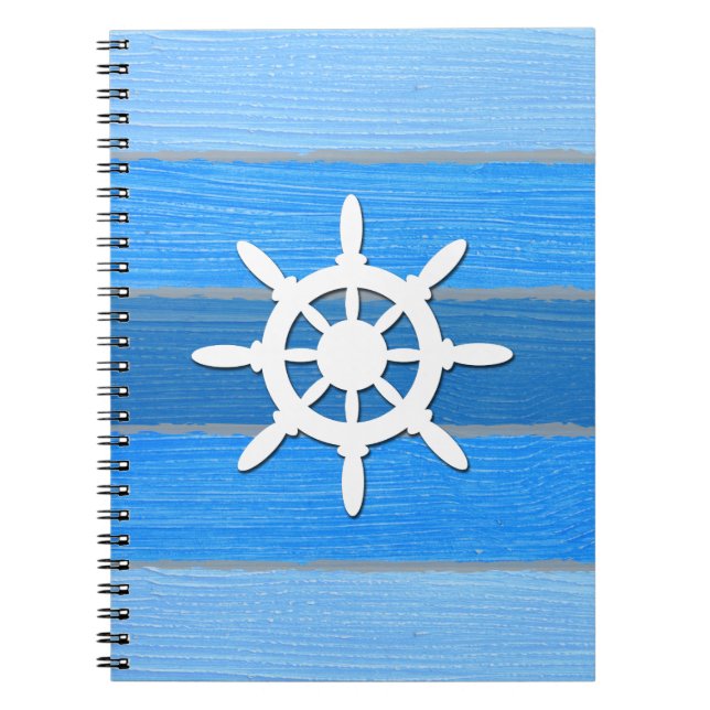 Nautical themed design notebook (Front)