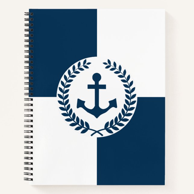 Nautical themed design notebook (Front)