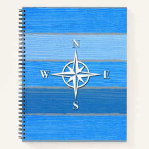 Nautical themed design notebook
