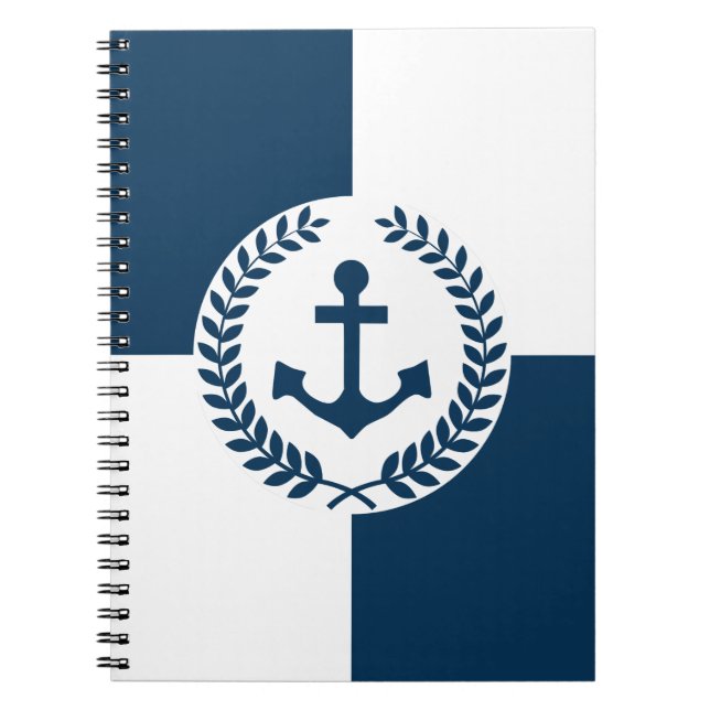 Nautical themed design notebook (Front)