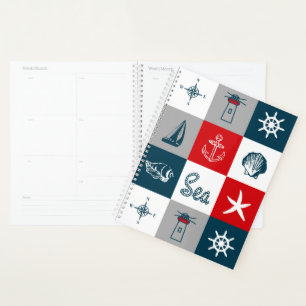 Nautical themed design planner