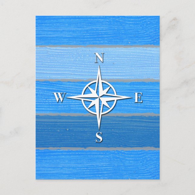 Nautical themed design postcard (Front)