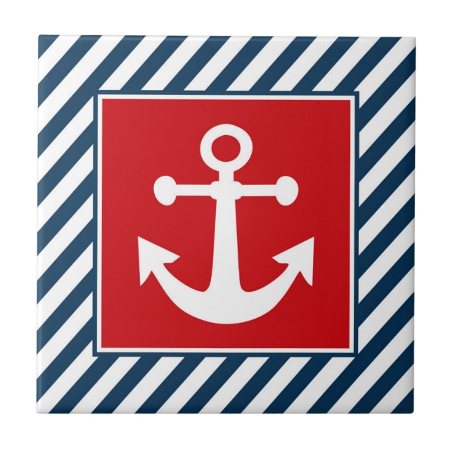 Nautical themed design tile (Front)
