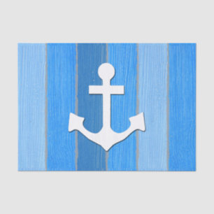 Nautical themed design tissue paper
