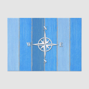 Nautical themed design tissue paper