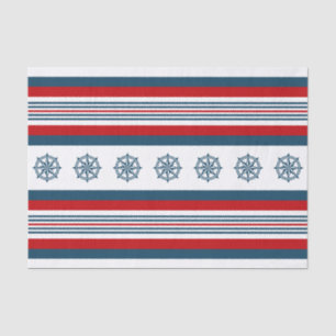 Nautical themed design tissue paper