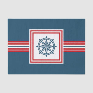 Nautical themed design tissue paper
