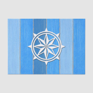 Nautical themed design tissue paper